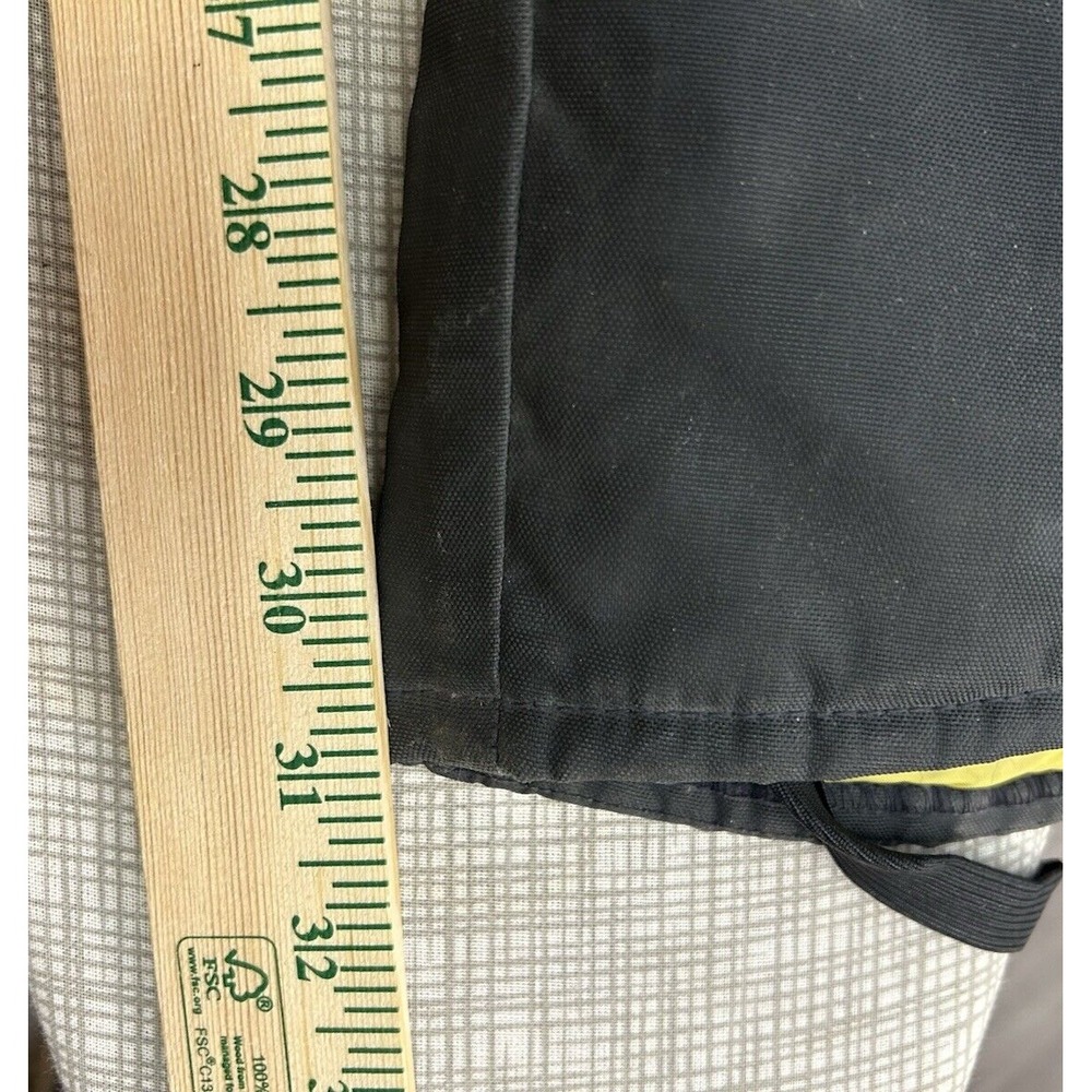 Vintage John Deere Bib Snowpant Overalls 36x31 Farm Chore Unisex Black Talon Zip - Picture 12 of 12